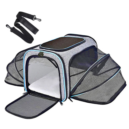 Sac de transport extensible pour chat – imperméable et respirant