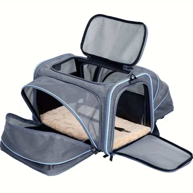 Sac de transport extensible pour chat – imperméable et respirant