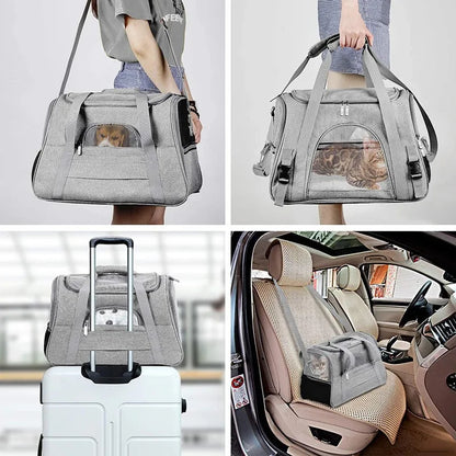 Sac de transport pour animaux de compagnie – confortable, respirant et sécurisé