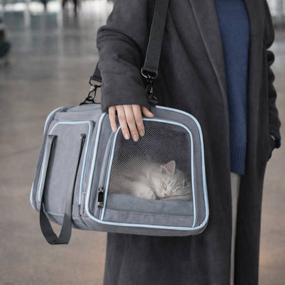 Sac de transport extensible pour chat – imperméable et respirant