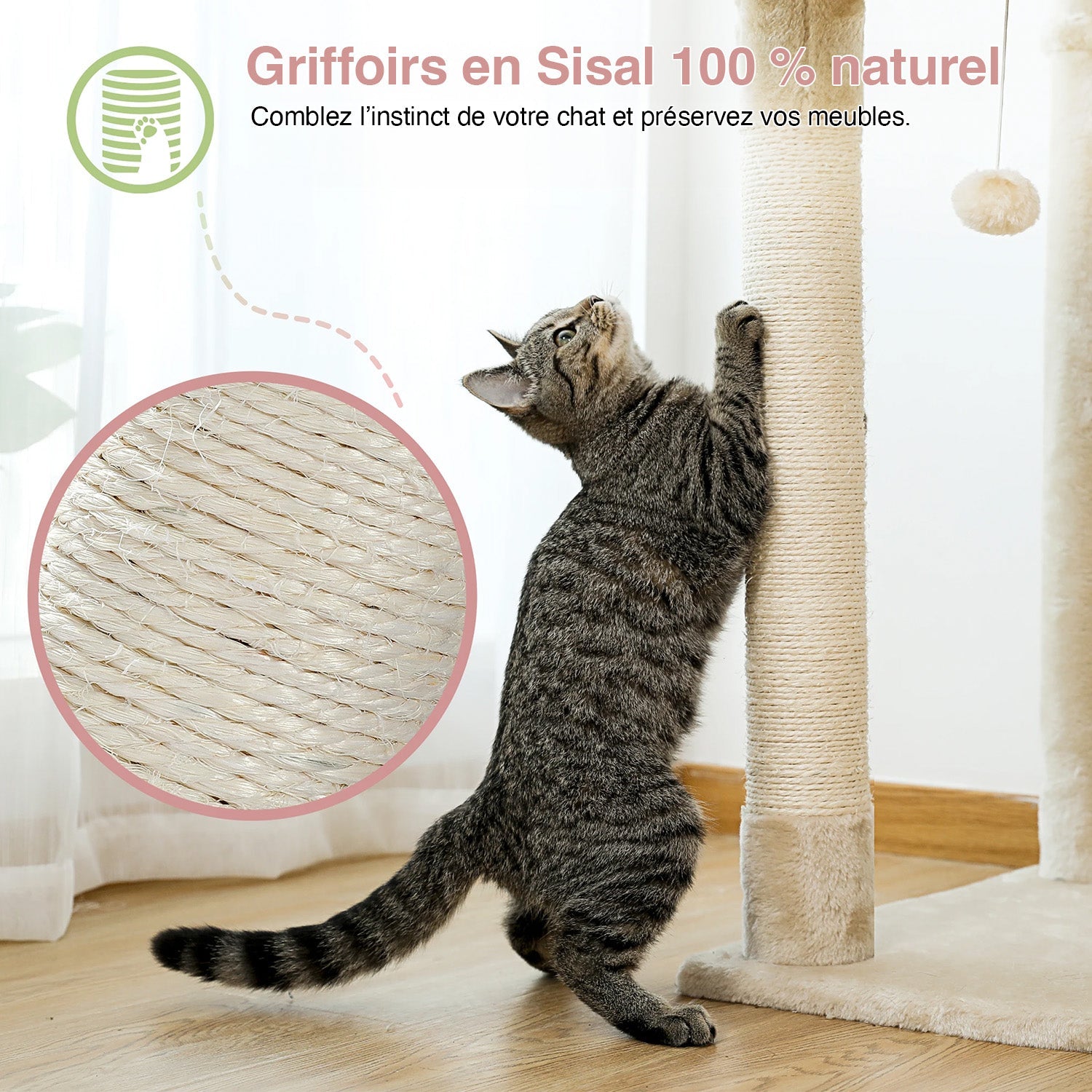 Arbre à chat Félinova ajustable