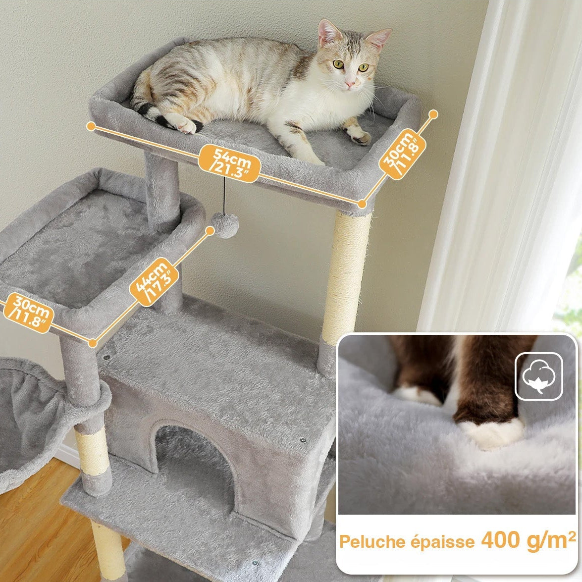 Arbre à chat Everest 186 cm