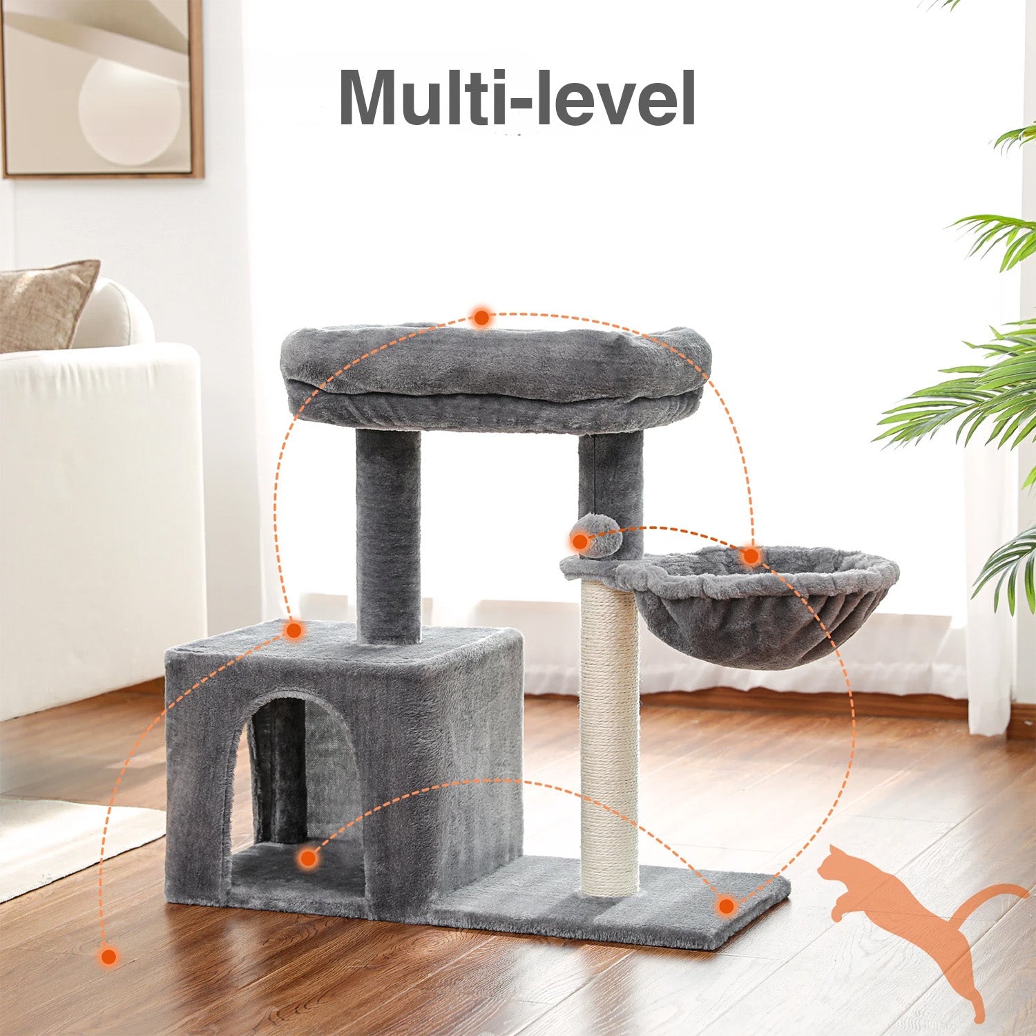 Arbre à chat Iko 71 cm