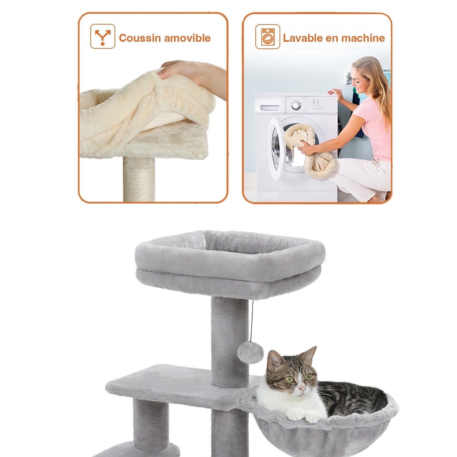 Arbre à chat Pongo 80 cm