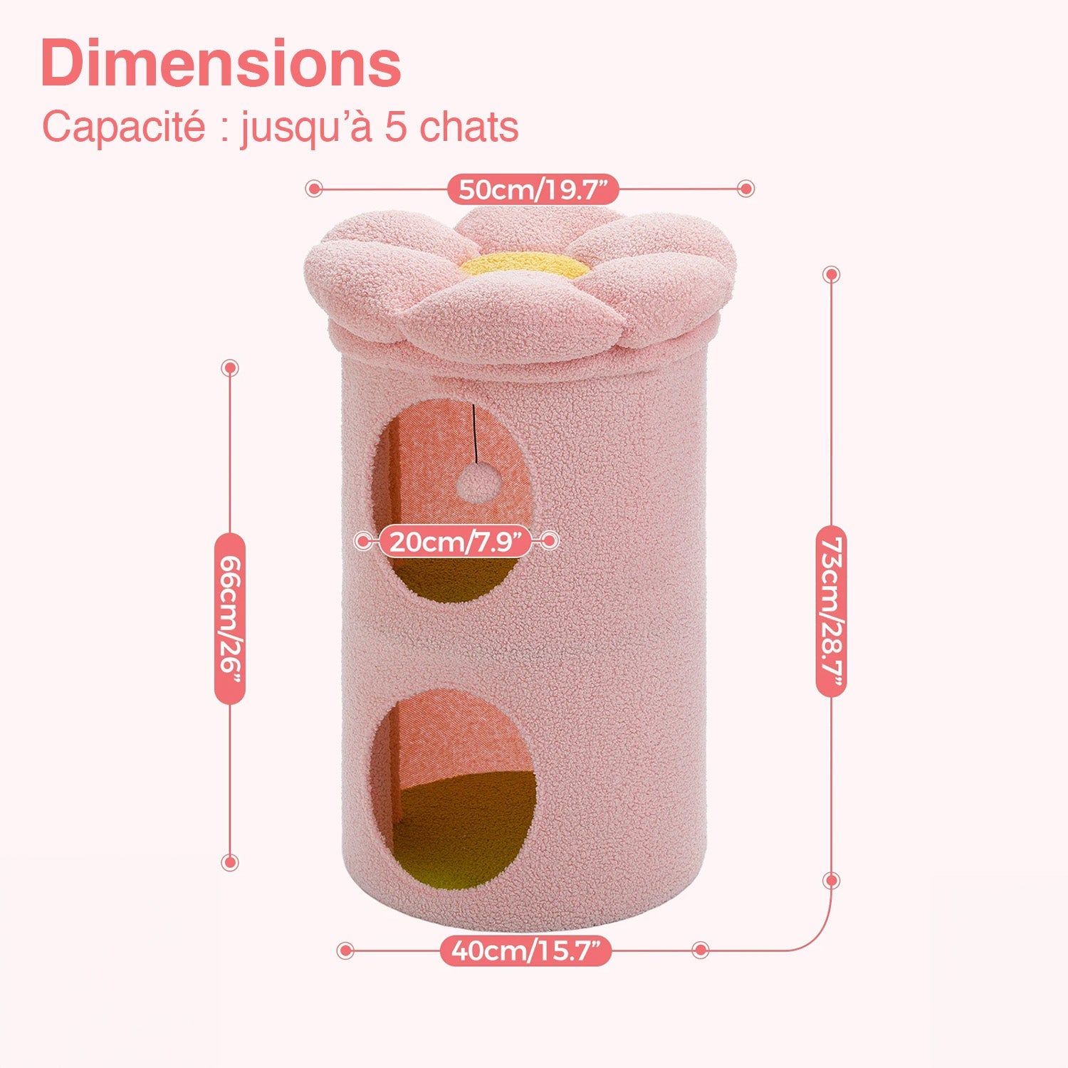 Arbre à chat Suki 73 cm