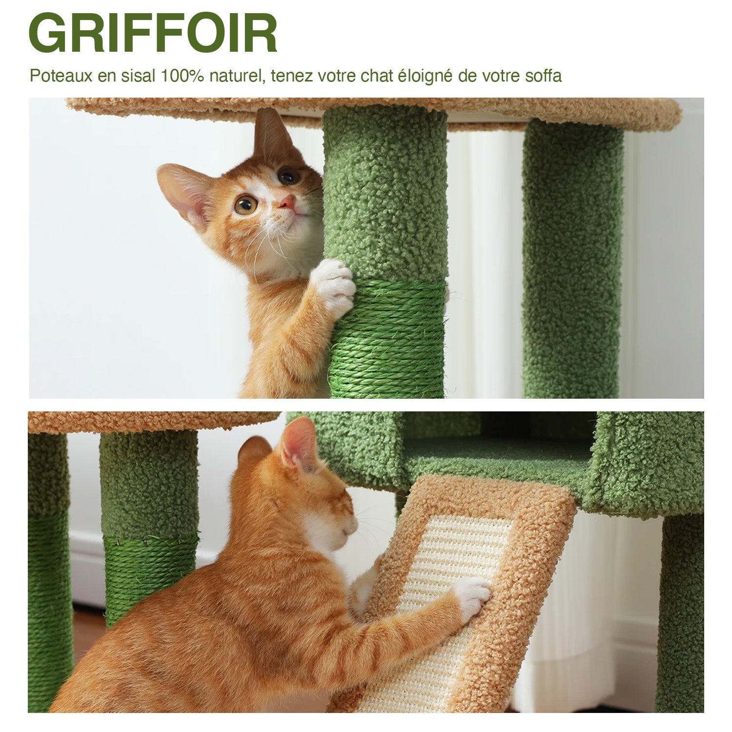 Arbre à chat Onyx 135 cm