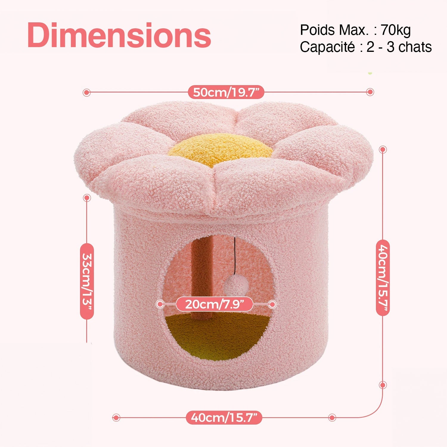 Arbre à chat Luna 40 cm