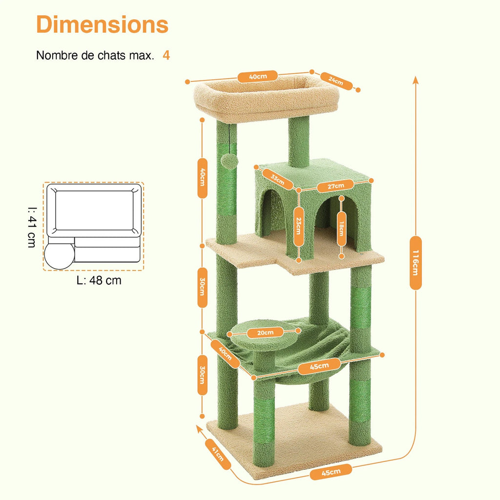 Arbre à chat Kumo 116 cm