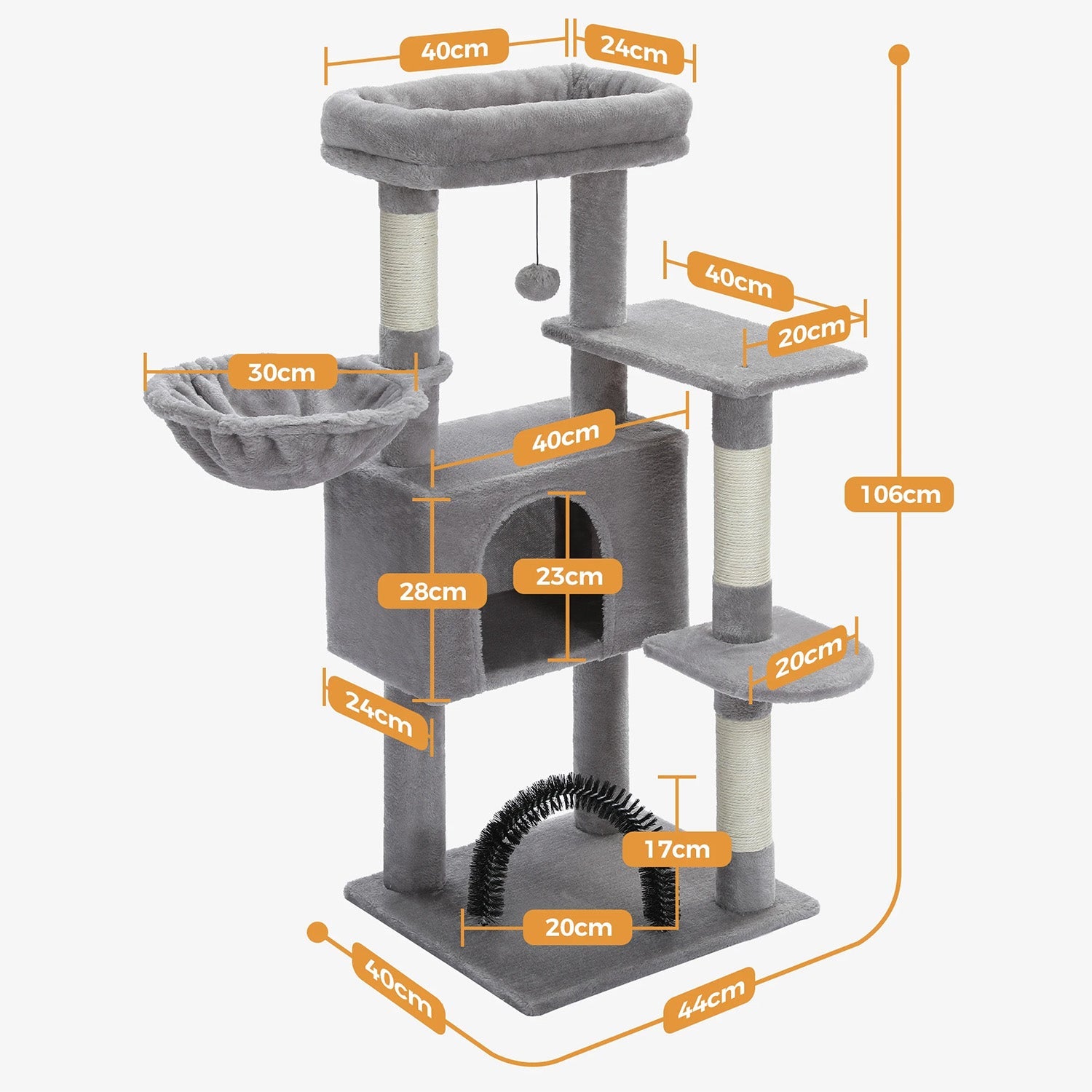 Arbre à chat Nova 106 cm