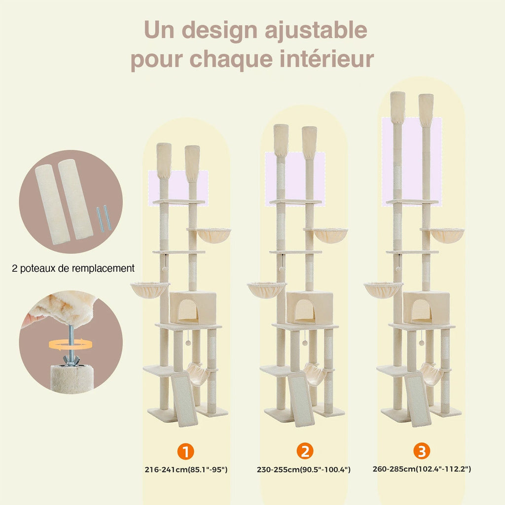 Arbre à chat Sylva ajustable