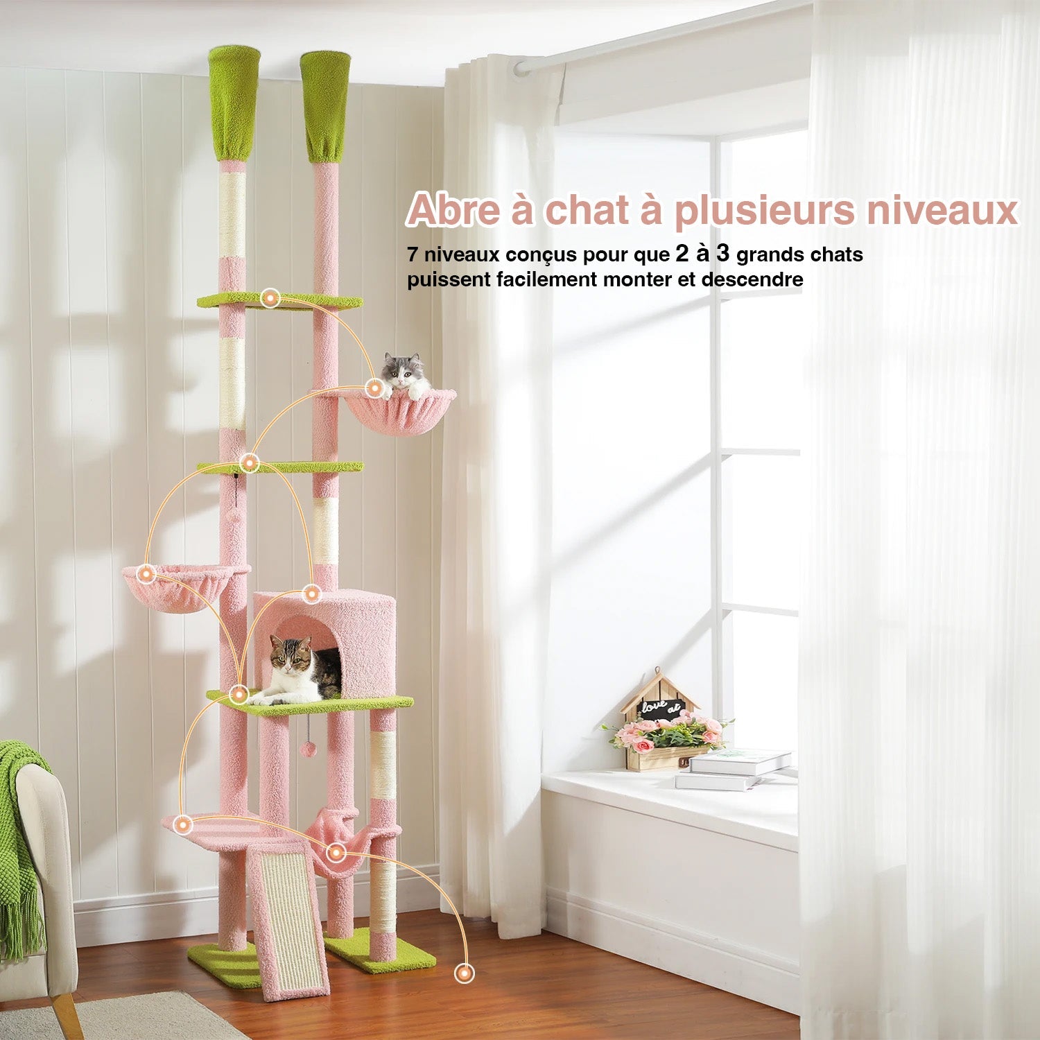 Arbre à chat Sylva ajustable