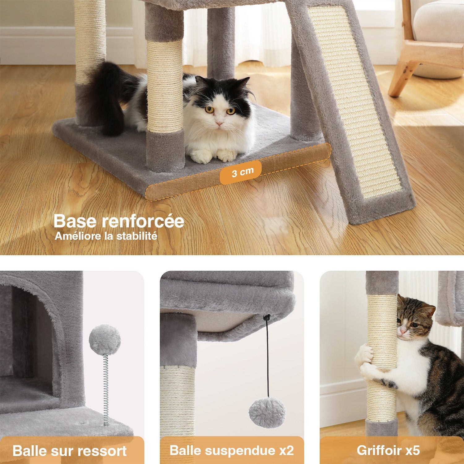 Arbre à chat Armonia 162 cm